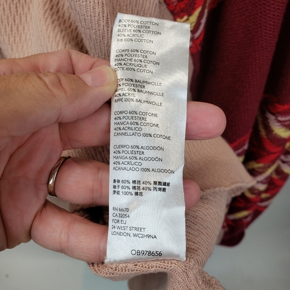 Free People We The Free Rainbow Dreams Top in Arizona Sands size medium - Picture 9 of 10